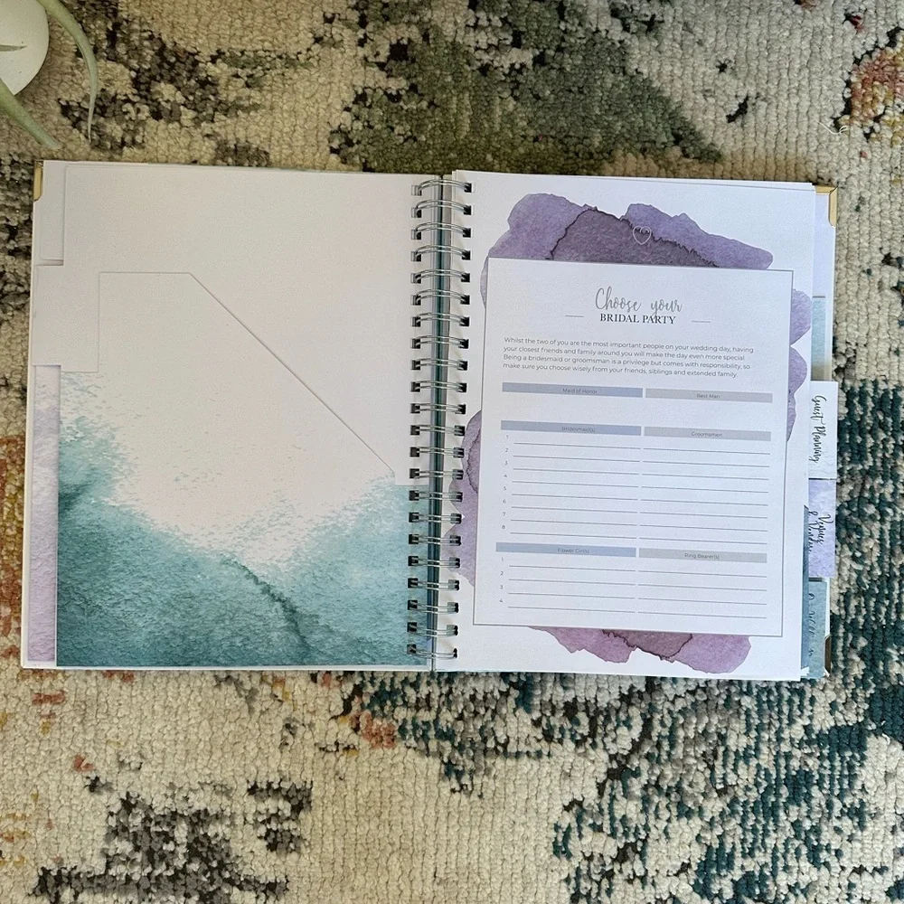 Wedding Planner Notebook - Blue, New, The Complete Wedding Planner